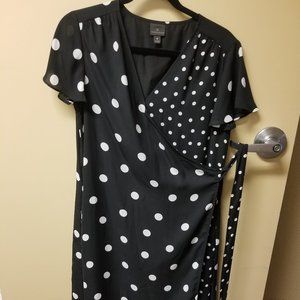 Polka dot Wrap dress